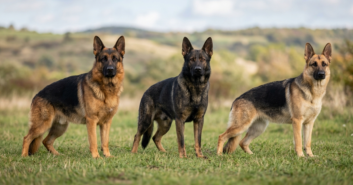 types of german shepherds